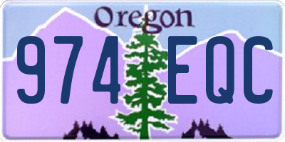 OR license plate 974EQC