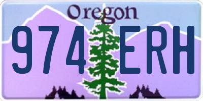OR license plate 974ERH