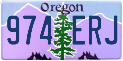 OR license plate 974ERJ