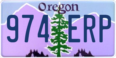 OR license plate 974ERP