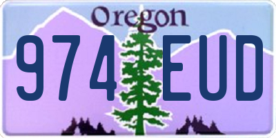 OR license plate 974EUD