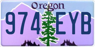 OR license plate 974EYB