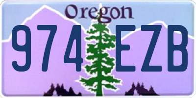 OR license plate 974EZB
