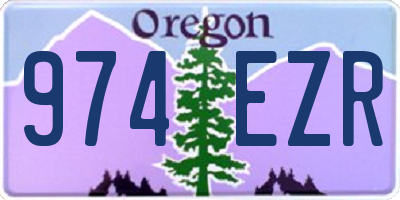 OR license plate 974EZR