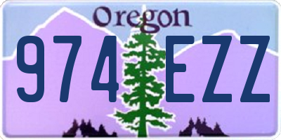 OR license plate 974EZZ