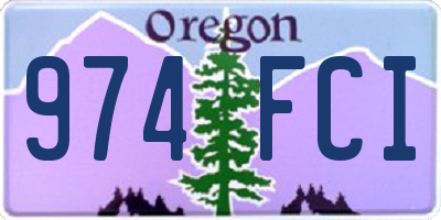 OR license plate 974FCI