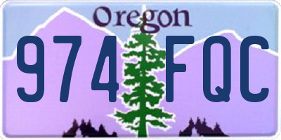 OR license plate 974FQC