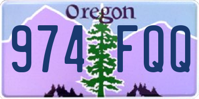 OR license plate 974FQQ