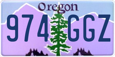 OR license plate 974GGZ