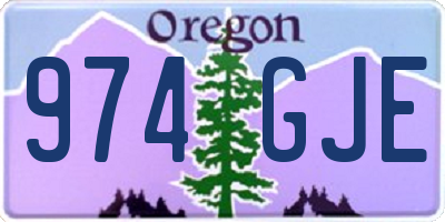 OR license plate 974GJE