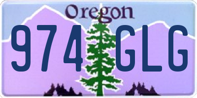 OR license plate 974GLG
