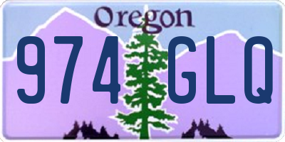 OR license plate 974GLQ