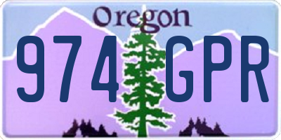 OR license plate 974GPR
