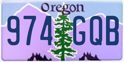 OR license plate 974GQB