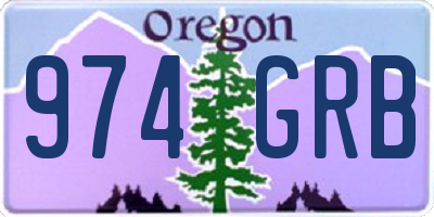 OR license plate 974GRB
