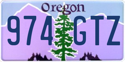 OR license plate 974GTZ