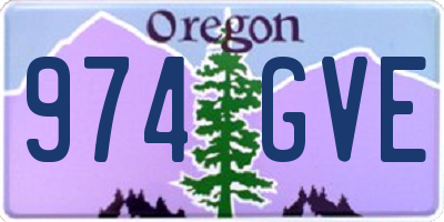 OR license plate 974GVE