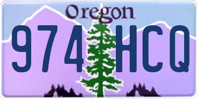 OR license plate 974HCQ