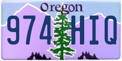 OR license plate 974HIQ
