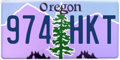 OR license plate 974HKT