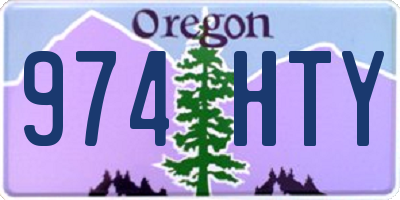 OR license plate 974HTY