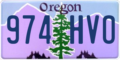 OR license plate 974HVO
