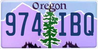 OR license plate 974IBQ