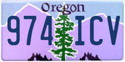 OR license plate 974ICV