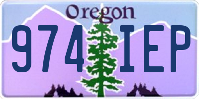 OR license plate 974IEP
