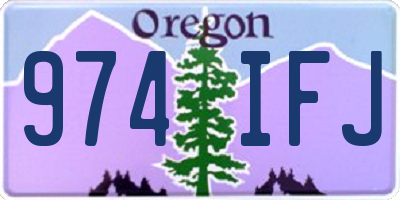 OR license plate 974IFJ