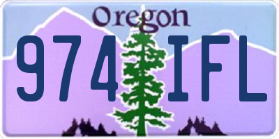 OR license plate 974IFL