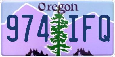 OR license plate 974IFQ