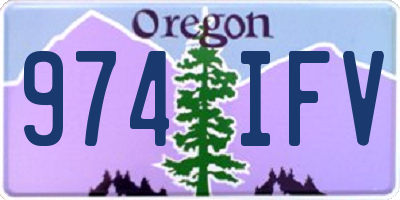 OR license plate 974IFV