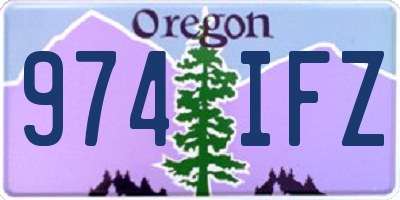 OR license plate 974IFZ