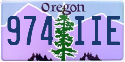 OR license plate 974IIE