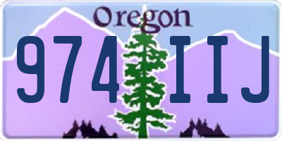 OR license plate 974IIJ