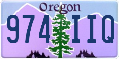 OR license plate 974IIQ