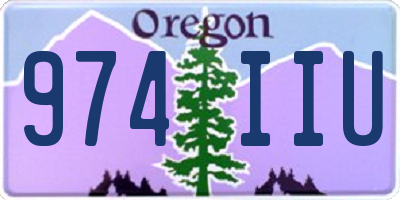 OR license plate 974IIU