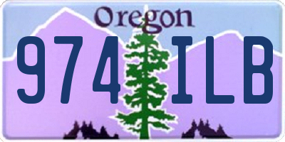 OR license plate 974ILB
