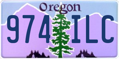 OR license plate 974ILC