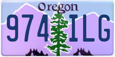 OR license plate 974ILG