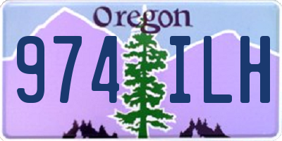 OR license plate 974ILH