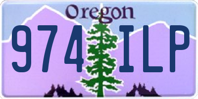 OR license plate 974ILP