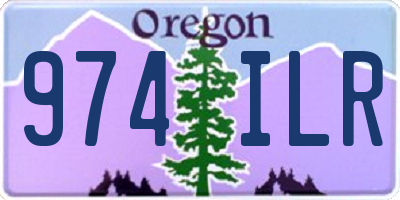 OR license plate 974ILR