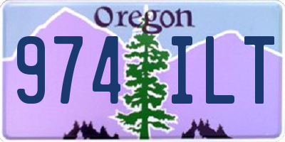 OR license plate 974ILT