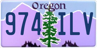 OR license plate 974ILV
