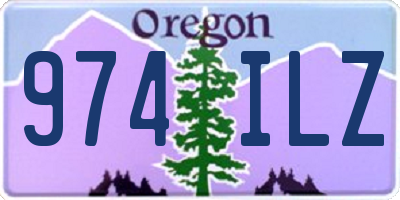 OR license plate 974ILZ