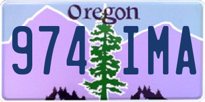 OR license plate 974IMA