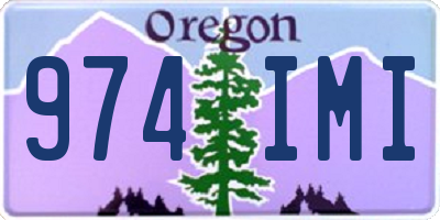 OR license plate 974IMI