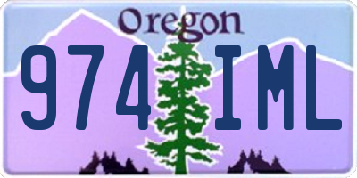 OR license plate 974IML